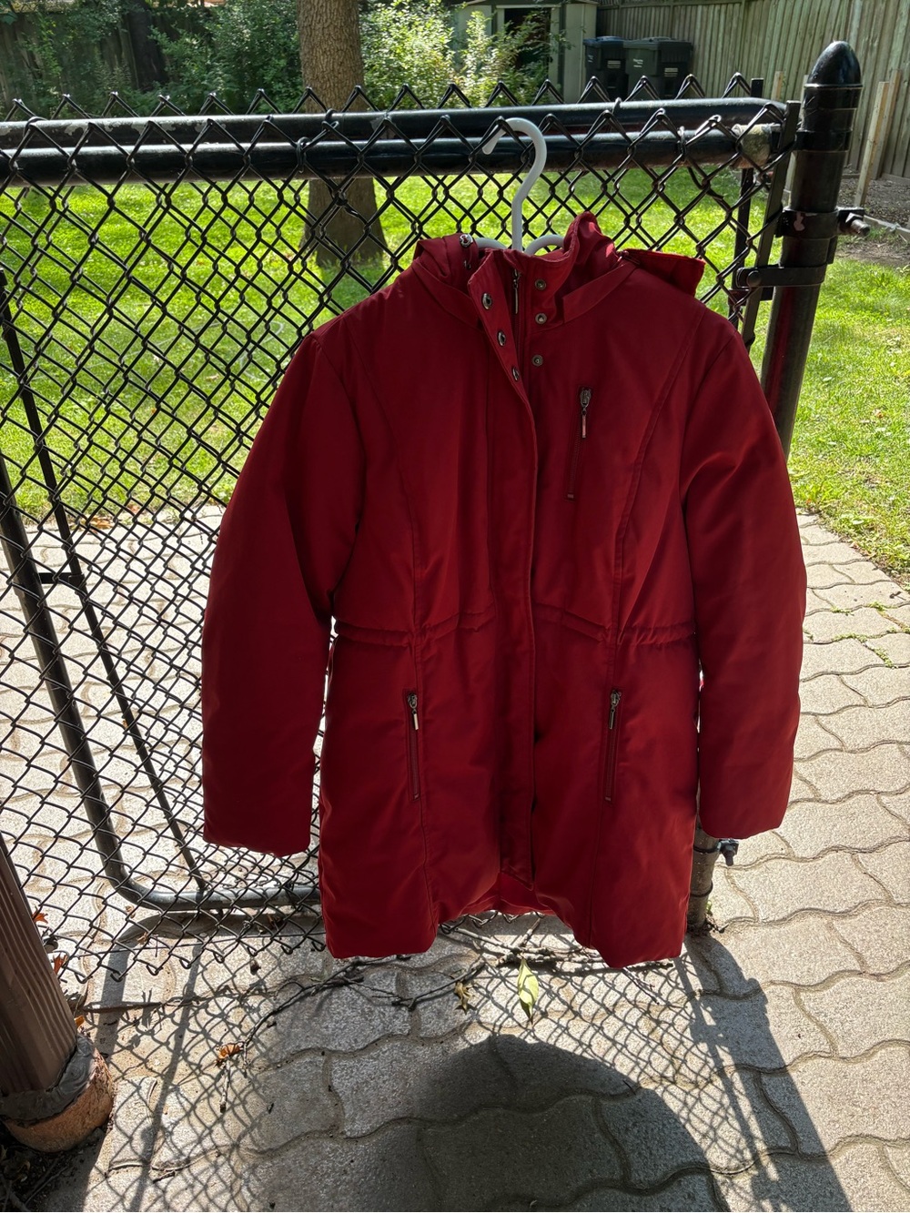 Red Winter Coat in good condition - Picture 6 of 8